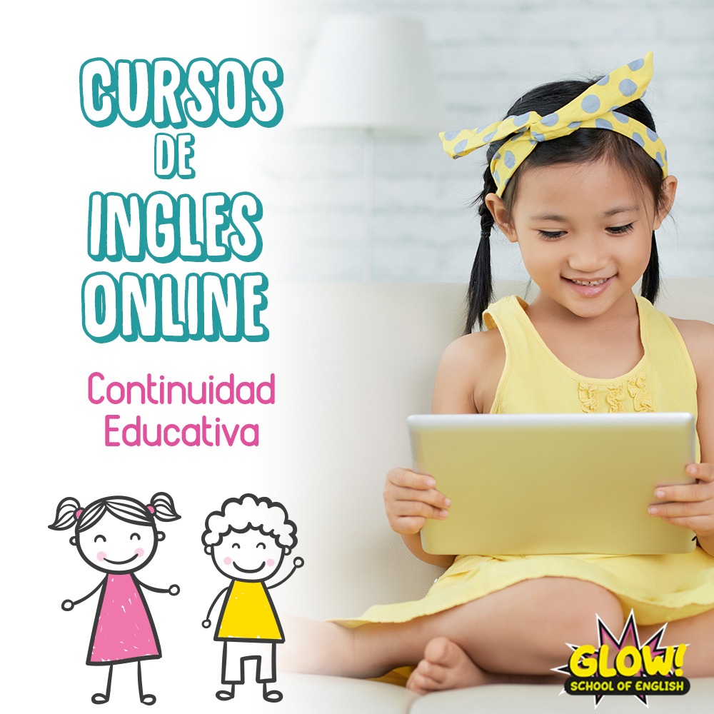 Cursos Online para niños de Glow! School of English